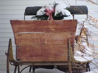 The old sleigh, Cliff haven Farm B&B Newport Vermont